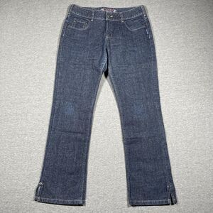 Silver Jeans Bootcut Jeans Womens 30 Blue Medium Wash Mid Rise Ankle Zip Denim